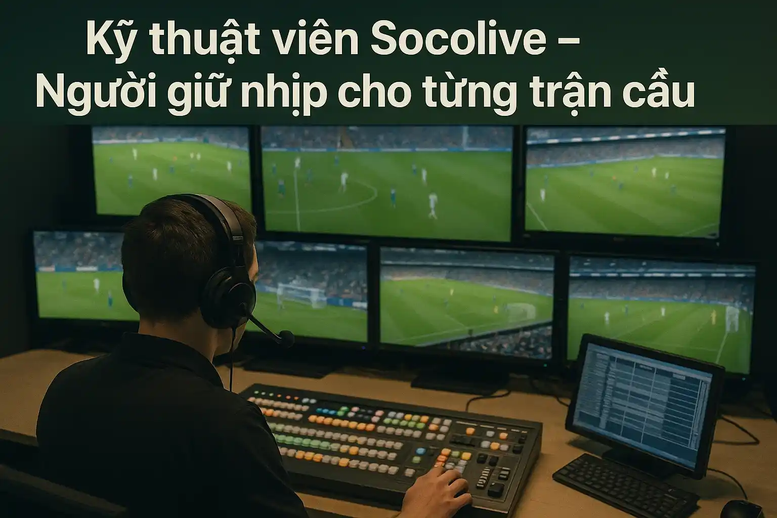 Kỹ thuật viên Socolive – Người giữ nhịp cho từng trận cầu