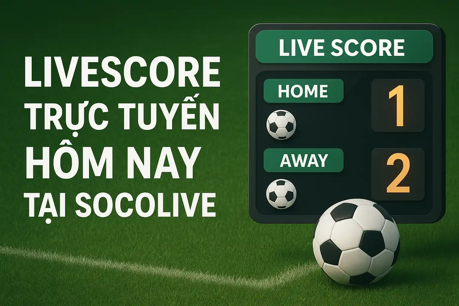 Livescore trực tuyến hôm nay tại Socolive